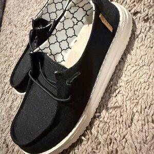 HEY DUDE Stylish Black Kids Shoes